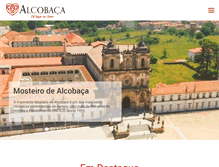 Tablet Screenshot of cm-alcobaca.pt